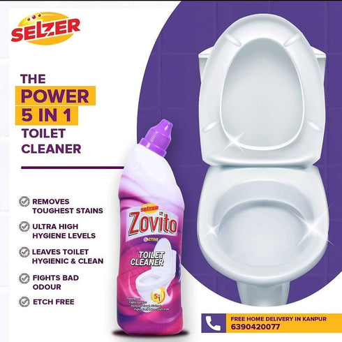 Selzer - ZOVITO Toilet Cleaner - 500ml (Pack of 2)